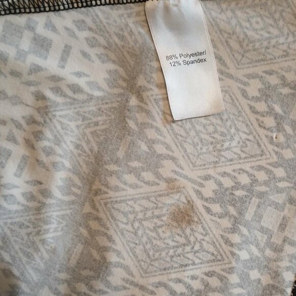 Maurices Maxi Skirt Stretch Black White Women’s Size XL Aztec/tribal print - Picture 7 of 7